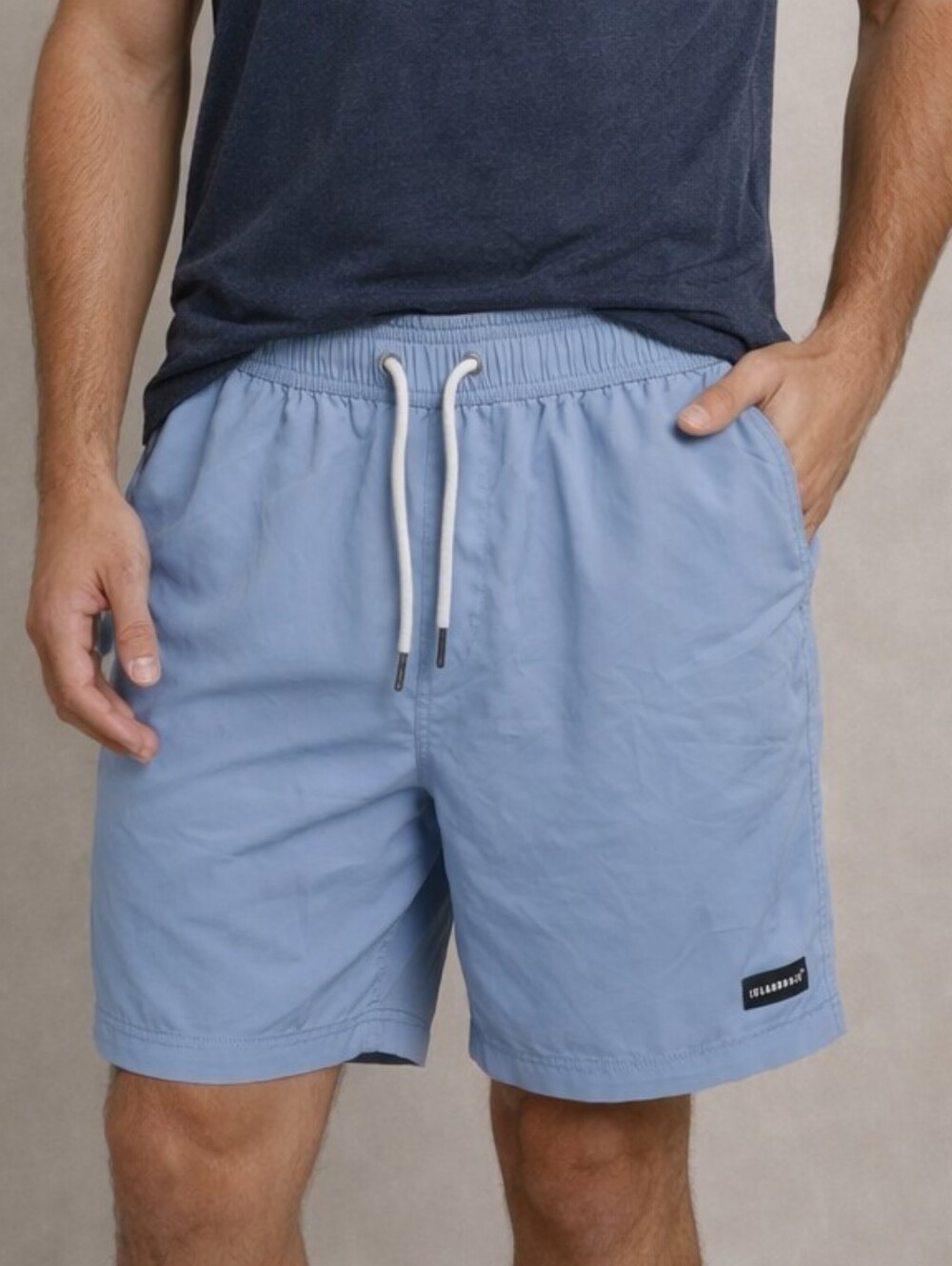 Islandhaze Light Blue Men's Swim Trunks